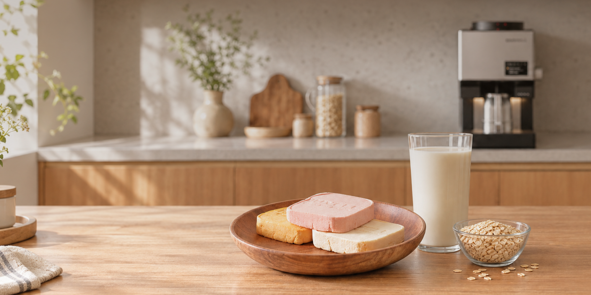 Dieses Gerät ist wie ein Kaffeevollautomat – aber statt der dunklen Brühe macht er euch Tofu in nur wenigen Minuten