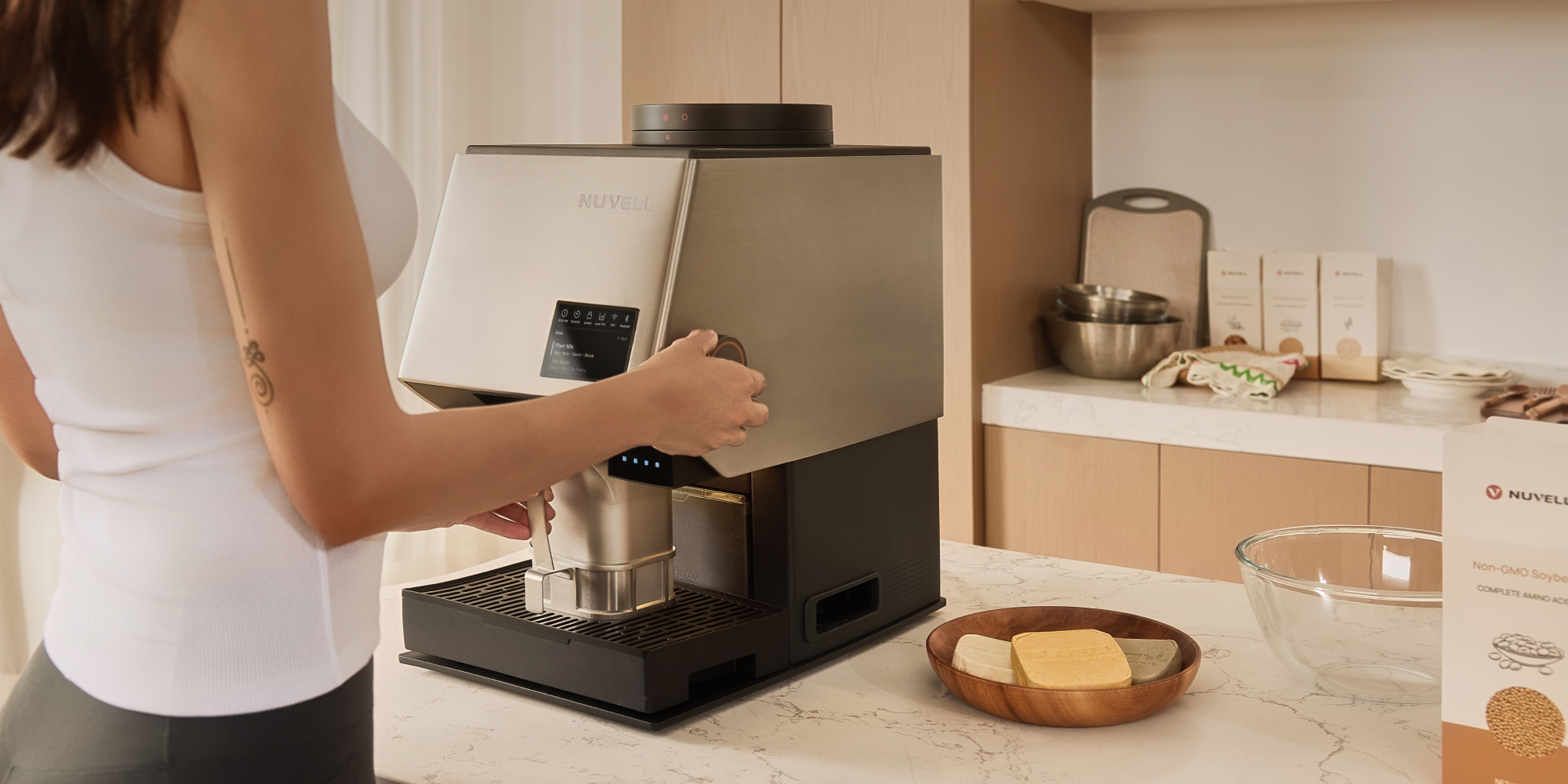 Nuvell Plantein: Sieht aus wie eine Kaffeemaschine, macht aber in der Küche etwas ganz anderes